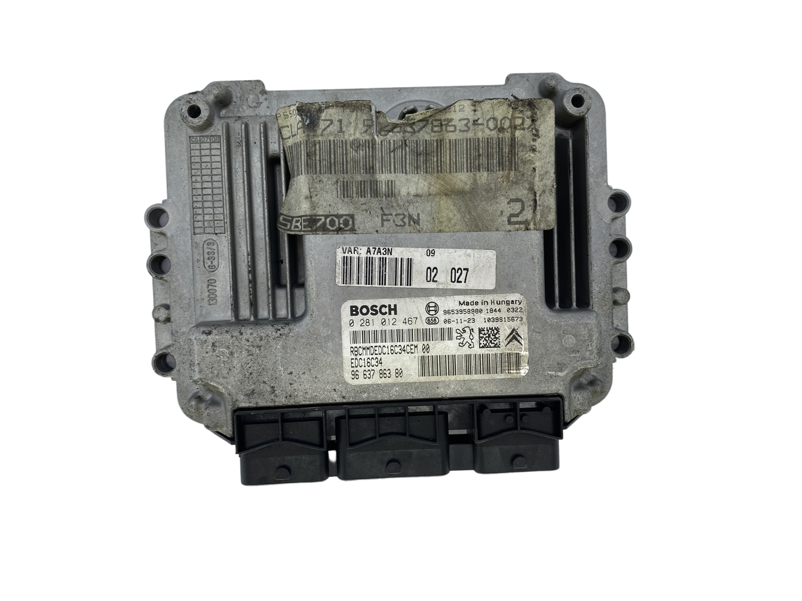Kontrolna Enota 0281012467 9663786380 9653958980 PSA Bosch 52679 main product photo