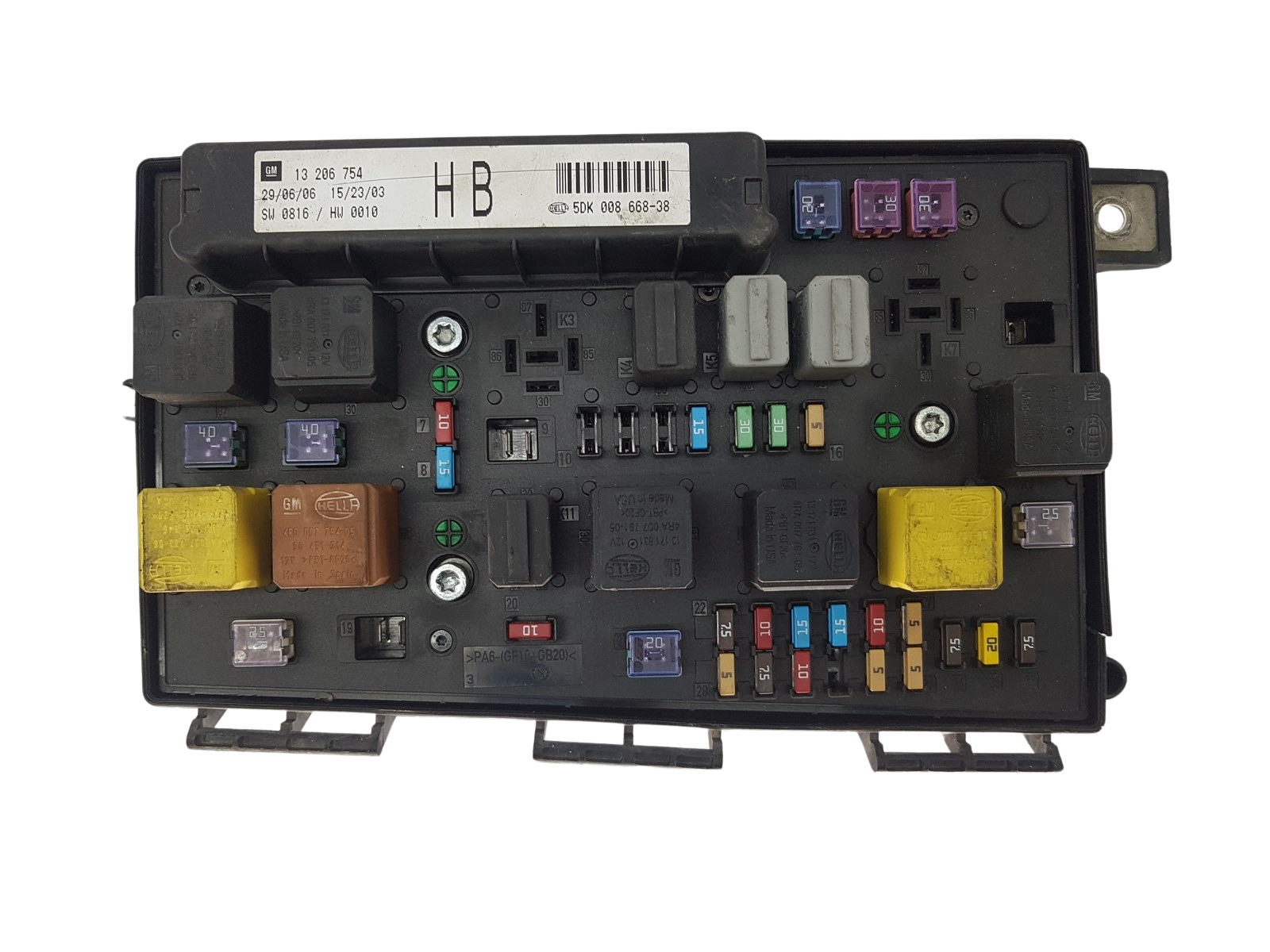 Modul 13206754 5DK008668-38 HB Opel GM 2411 main product photo