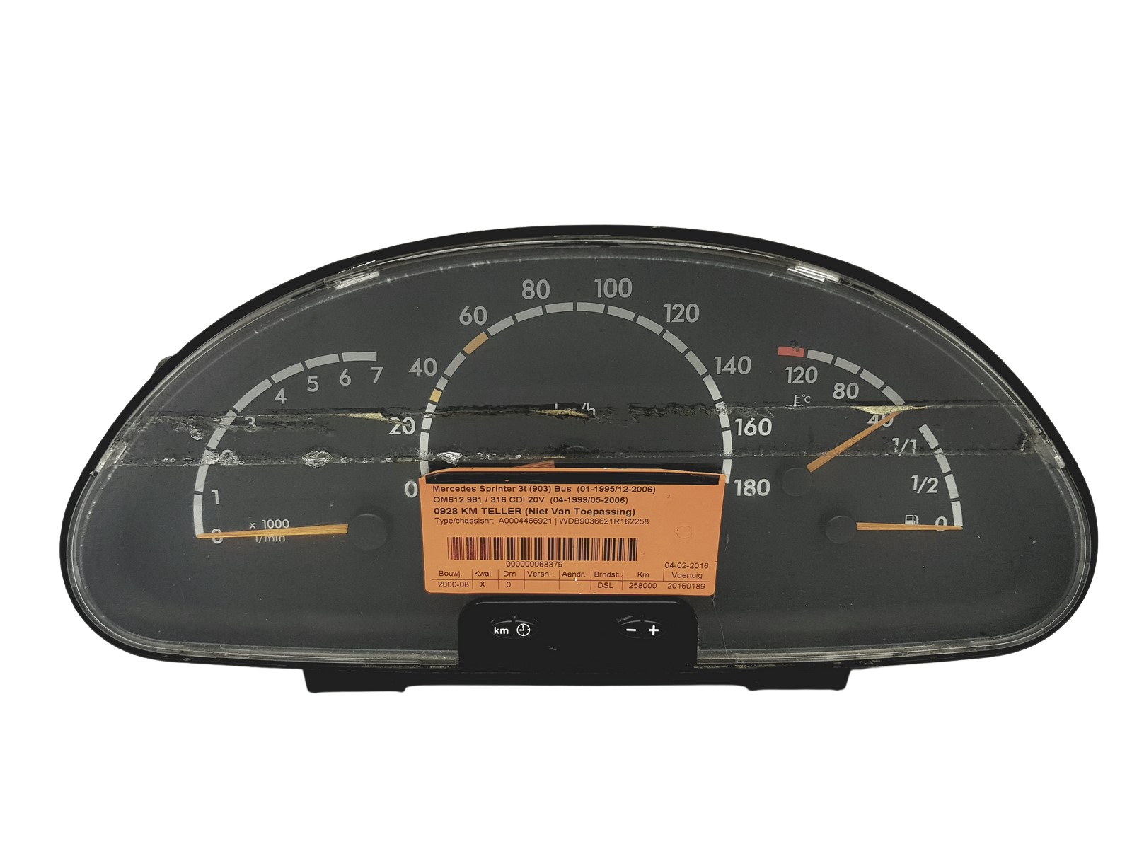 Merilnik vrtljajev Mercedes Sprinter A0004466921 53371 main product photo