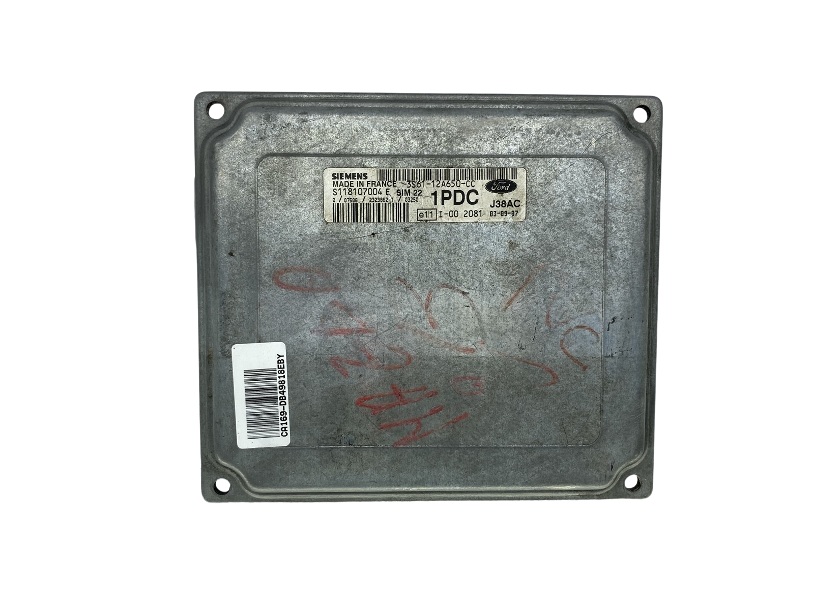 Kontrolna Enota S118107004E 3S61-12A650-CC SIM22 Ford Siemens 49818 main product photo