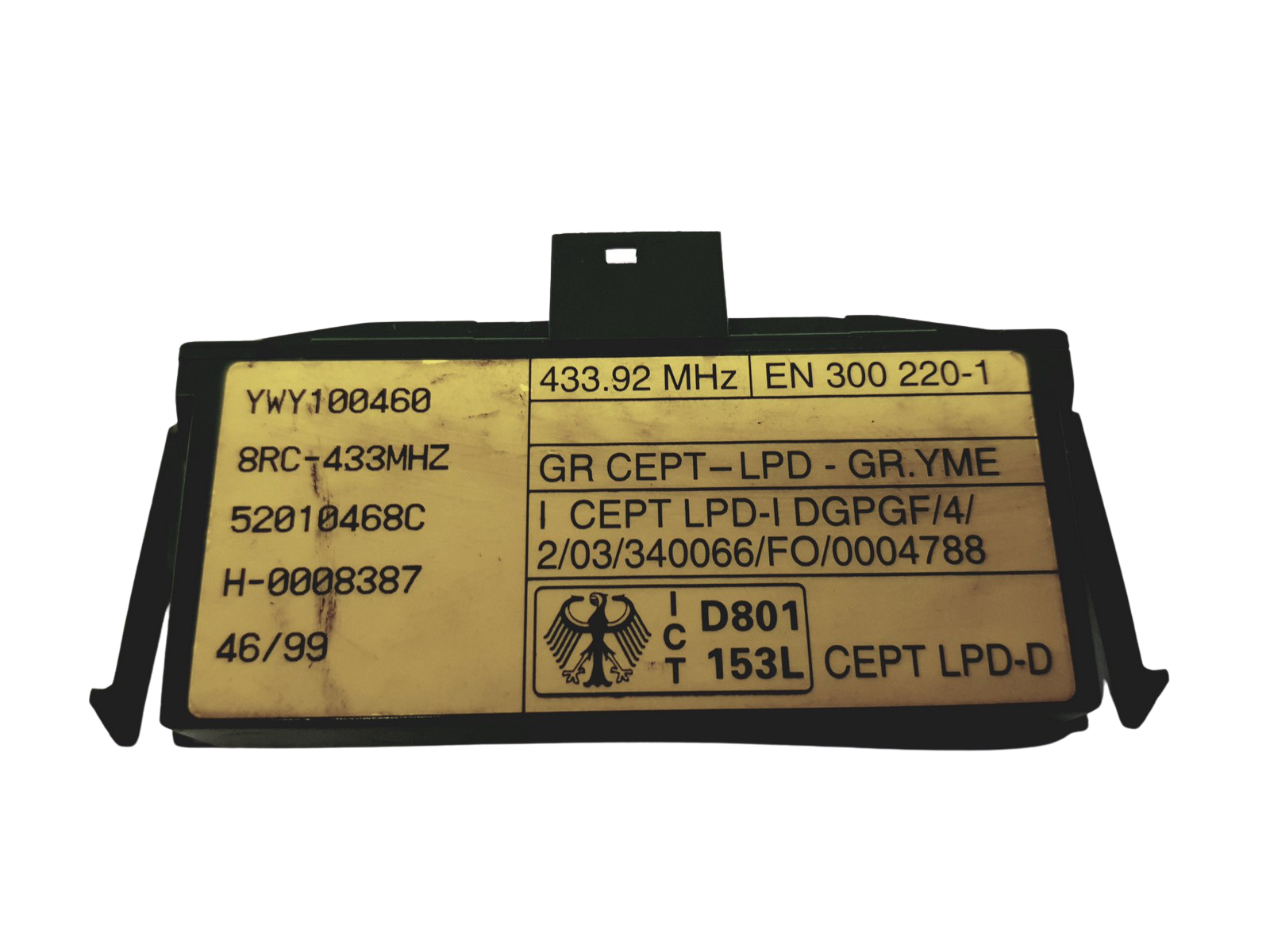 Kontrolna Enota Land Rover YWY100460 52010468C 30960 main product photo
