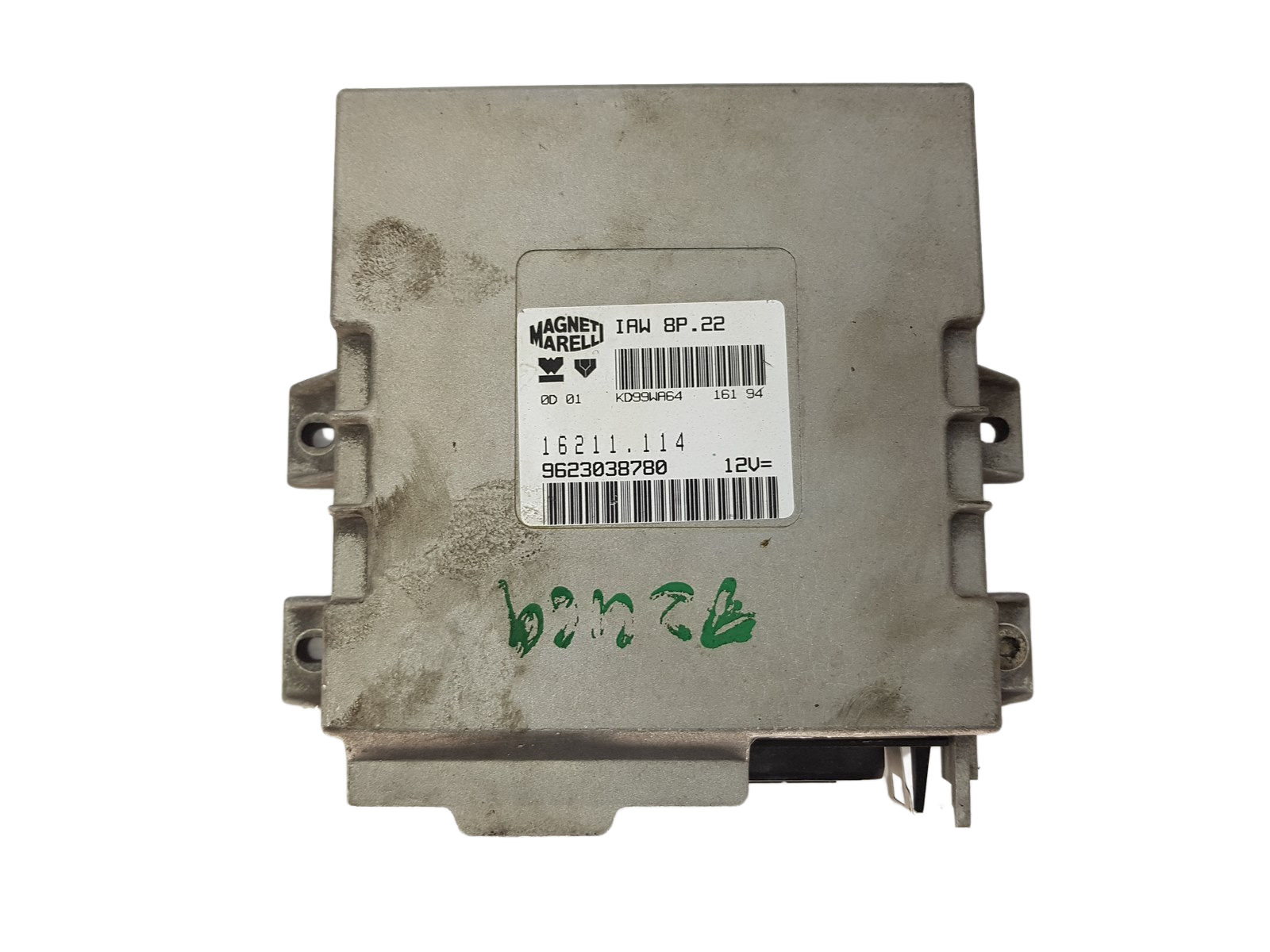 Kontrolna Enota 9623038780 IAW8P.22 16211.114 PSA Fiat Magneti Marelli 3219 main product photo