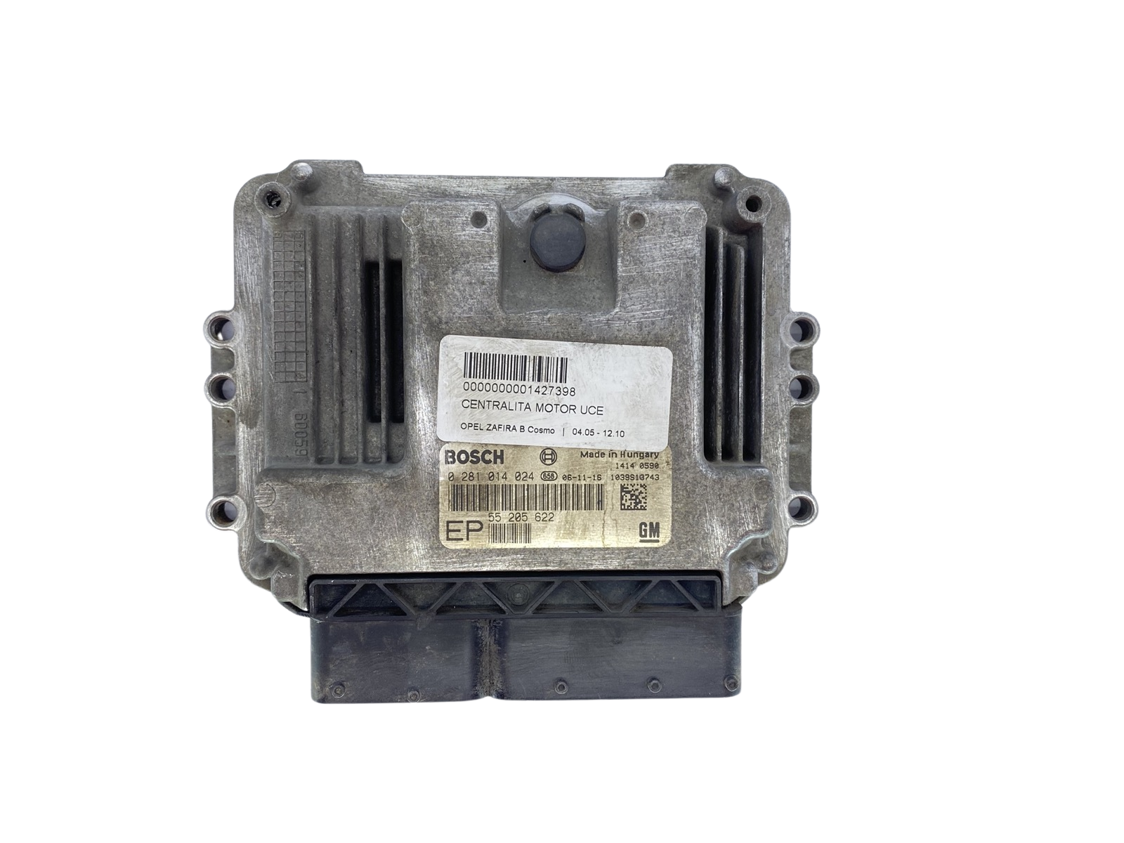 Kontrolna Enota Motorja ECU 55205622EP 0281014024 Opel Bosch 62515 main product photo