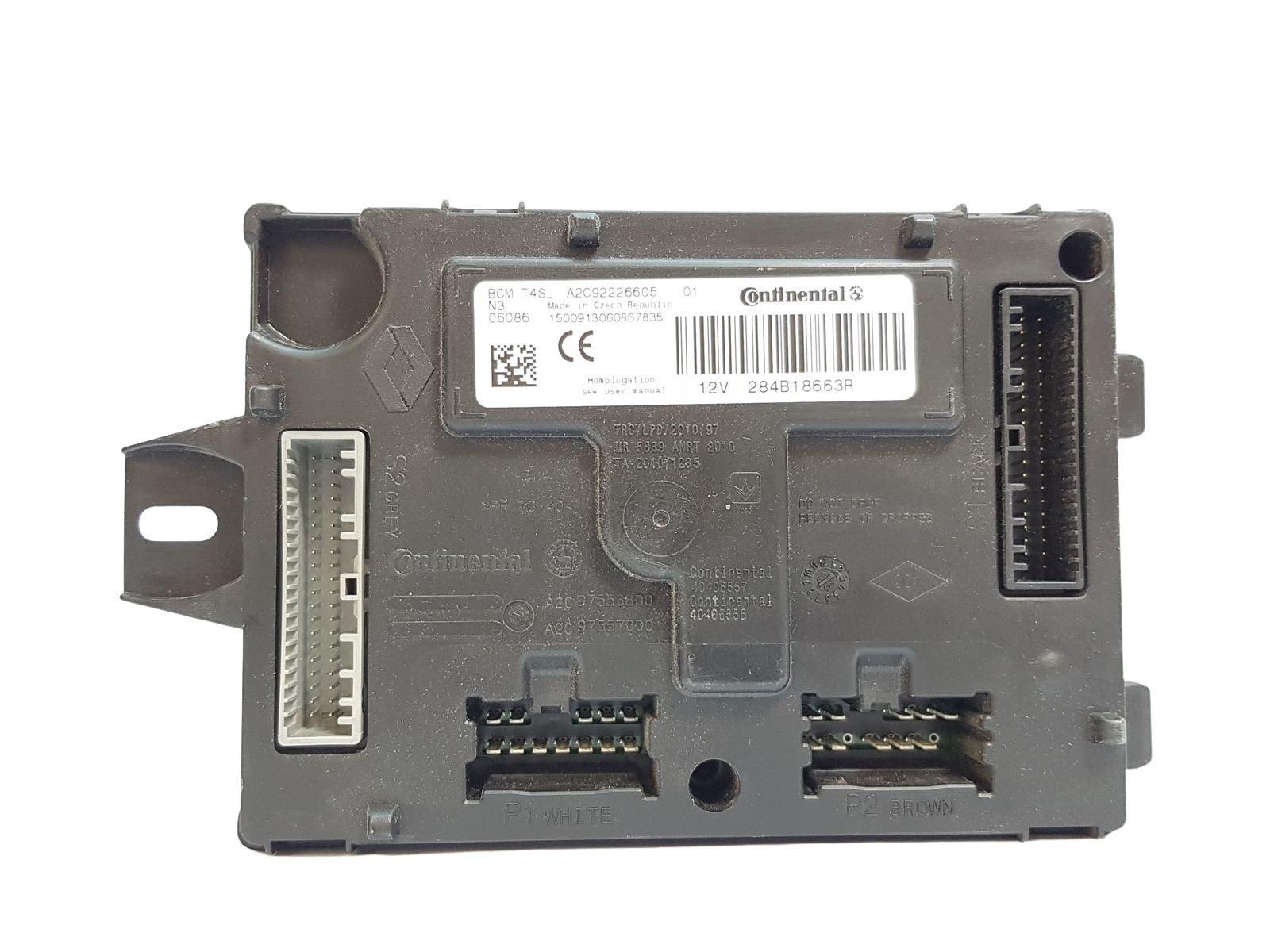 Kontrolna Enota BCM T4SL Renault Dacia 284B18663R A2C92226605 Nov Original main product photo