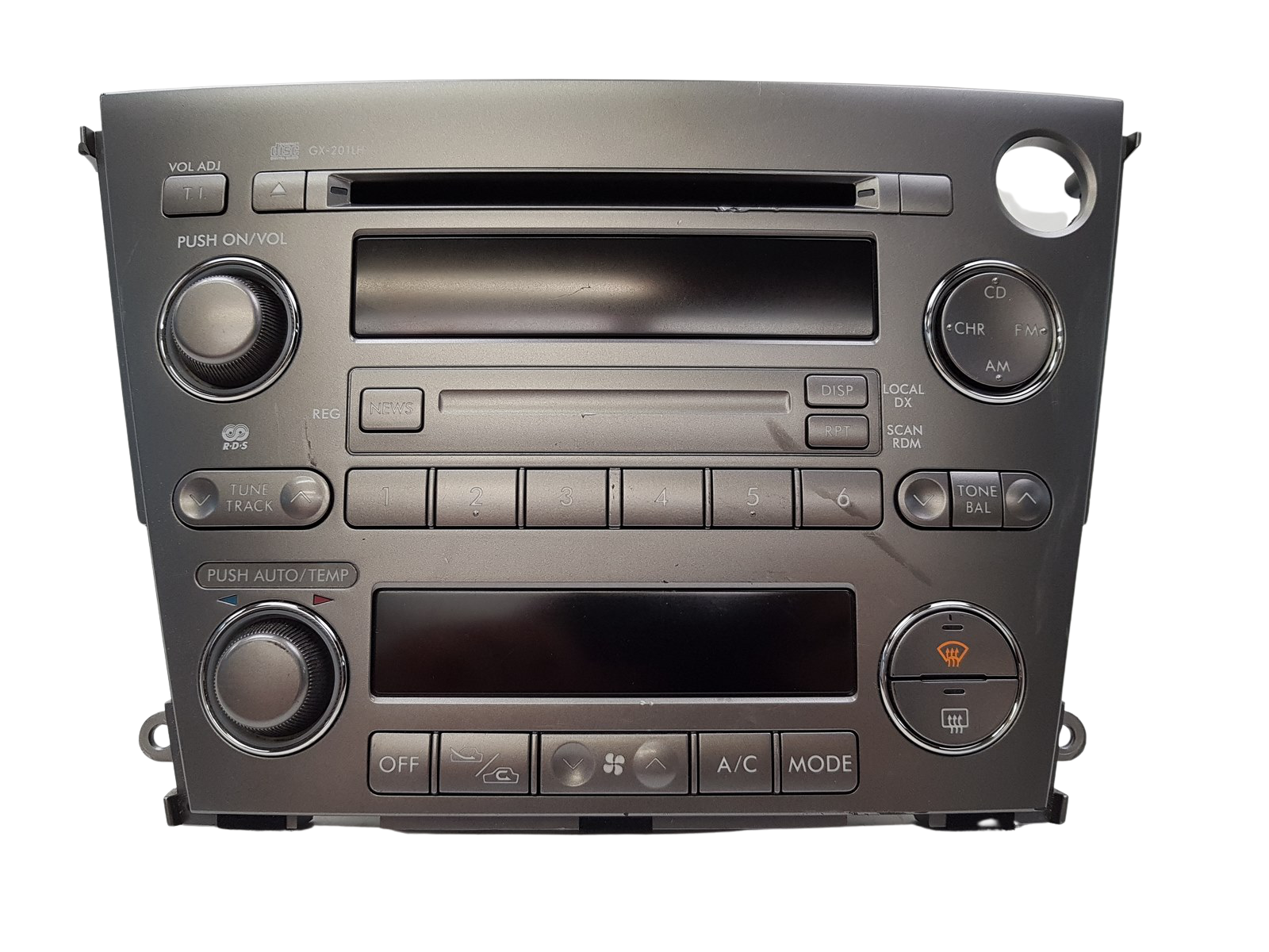 Radio CD predvajalnik Subaru GX-201LHF2 86201AG430 main product photo