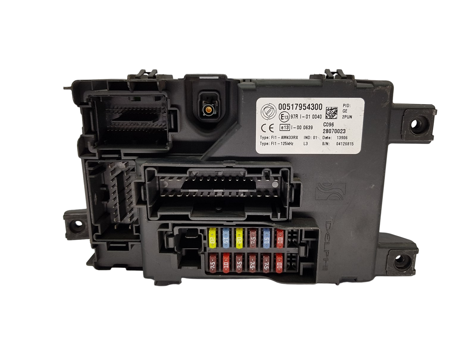 Škatla z varovalkami Fiat 00517954300 28070023 Delphi main product photo