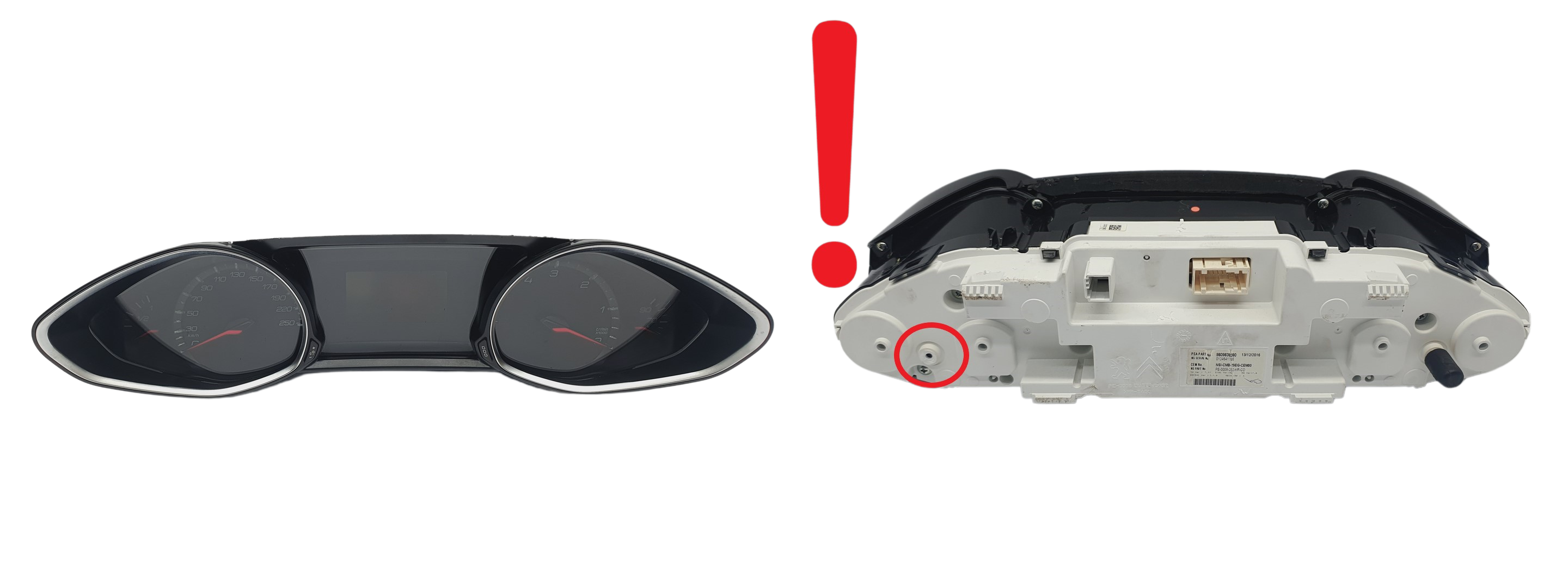 Merilnik vrtljajev Peugeot 308 T9 9809838380 60816 main product photo