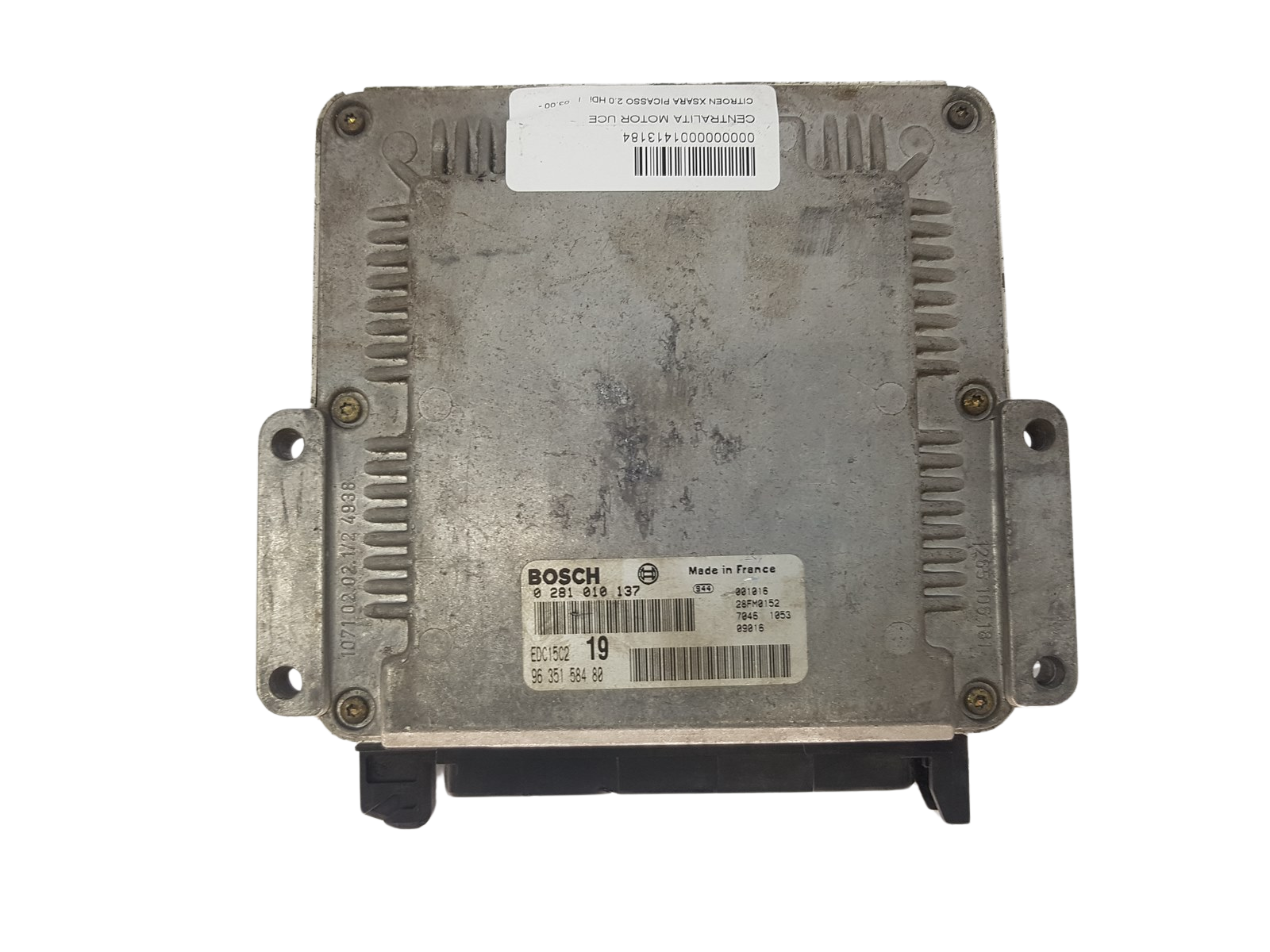 Kontrolna Enota 0281010137 9635158480 28FM0152 PSA Bosch 3334 main product photo