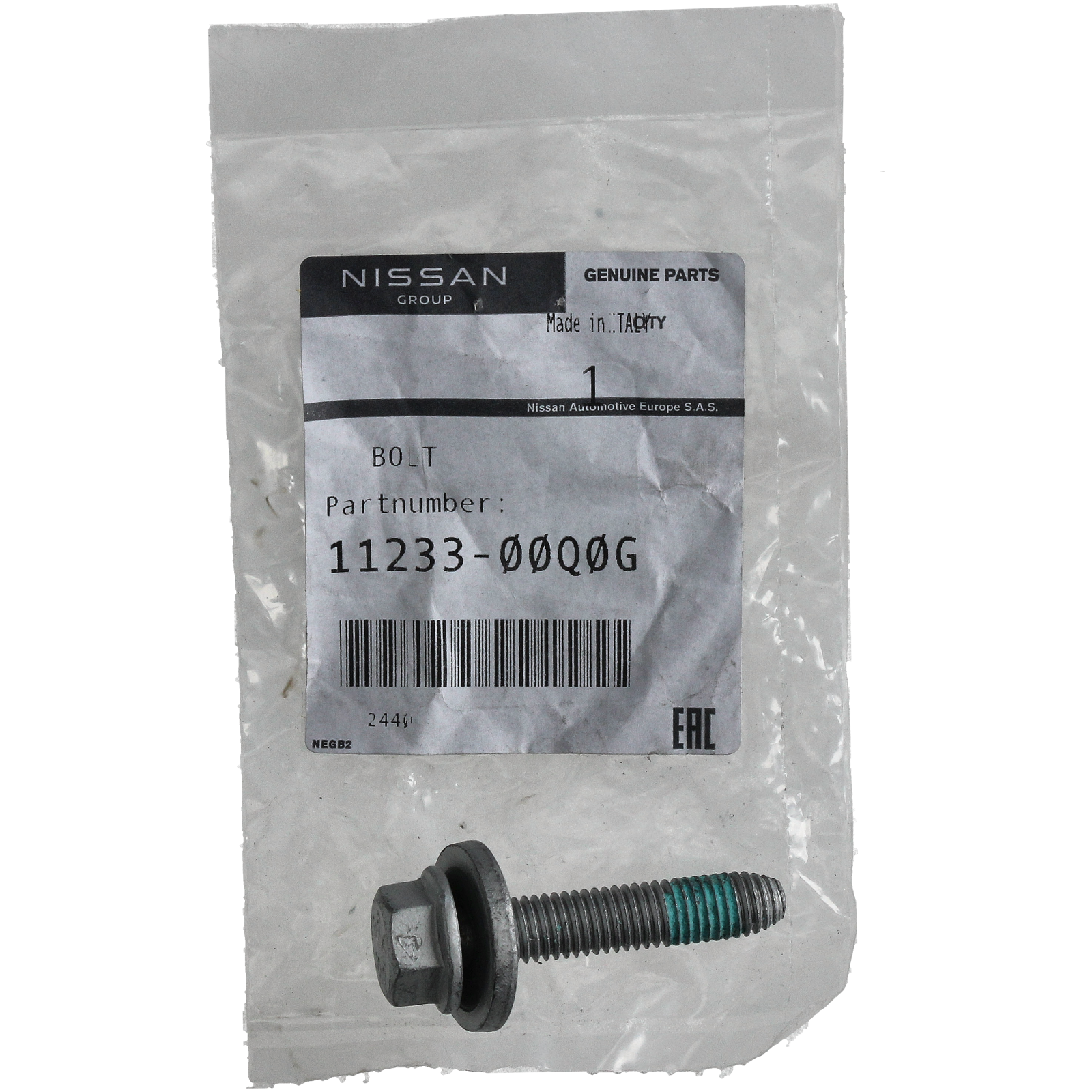 Vijak Original 7703602318 1123300Q0G Nissan Renault main product photo
