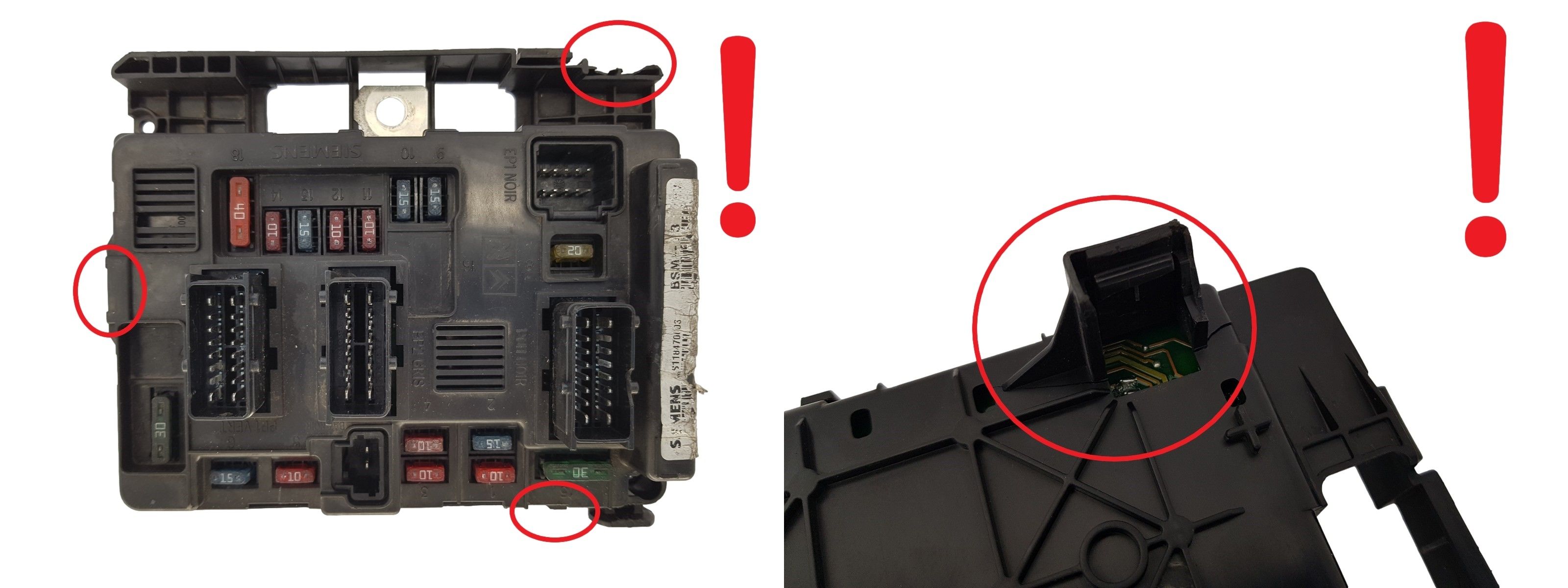 Kontrolna Enota BSM-B3 9643498880 S118470003 PSA Siemens 1652 main product photo