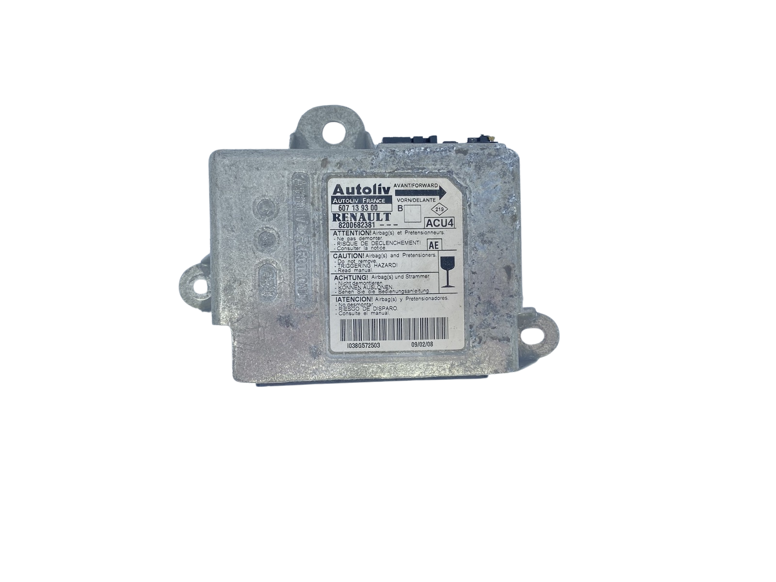 Modul krmilne enote 8200682381 607139300 Renault Autoliv main product photo