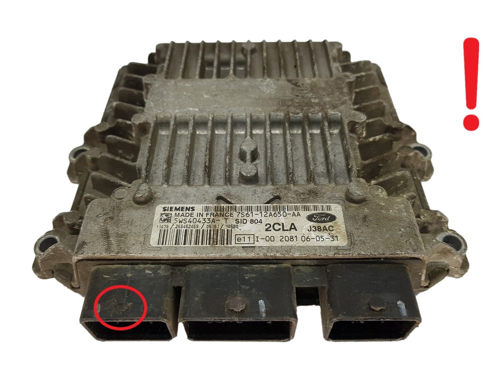 Kontrolna Enota 7S61-12A650-AA 5WS40433A-T SID 804 2CLA Ford Siemens 14861 main product photo