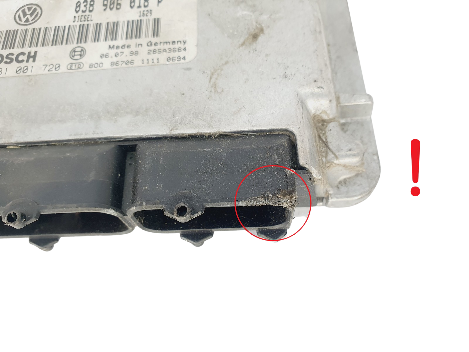 Kontrolna Enota VW Audi 038906018P 0281001720 Bosch 46442 main product photo