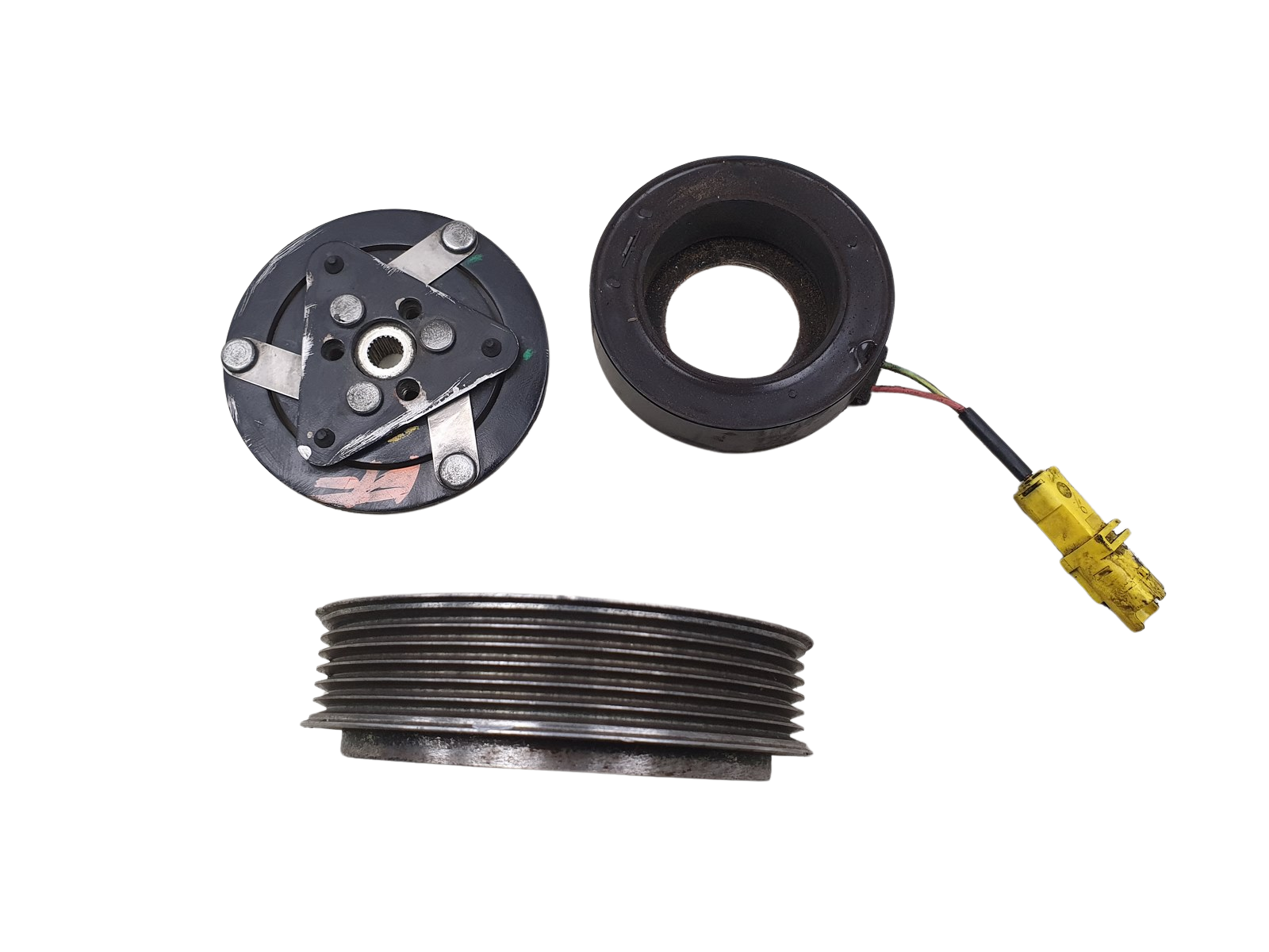 Elektromagnet kompresorja klimatske naprave 6453WK 9659875780 Sanden SD6C12 1355F Citroen Peugeot main product photo