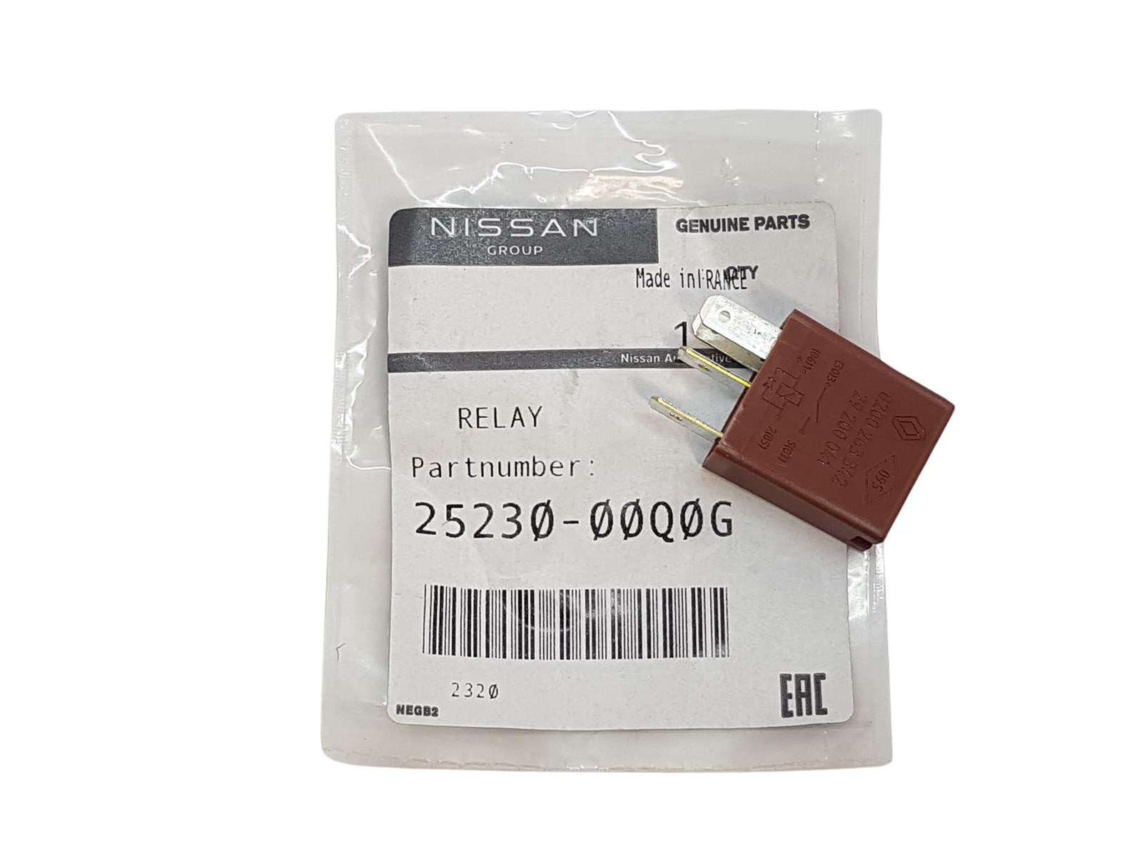 Rele 20A Renault Nissan 2523000Q0G 8200263342 Original main product photo