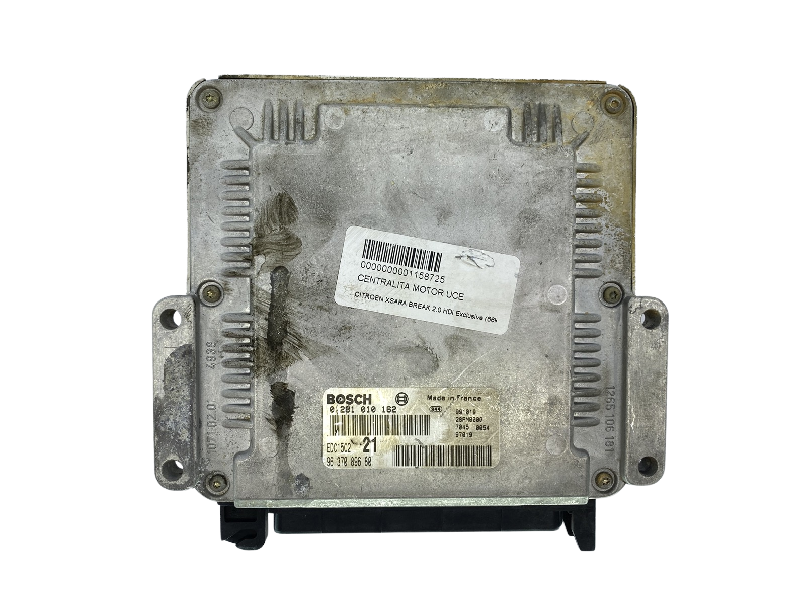 Kontrolna Enota 0281010162 9637089680 28FM0000 PSA Bosch 63908 main product photo