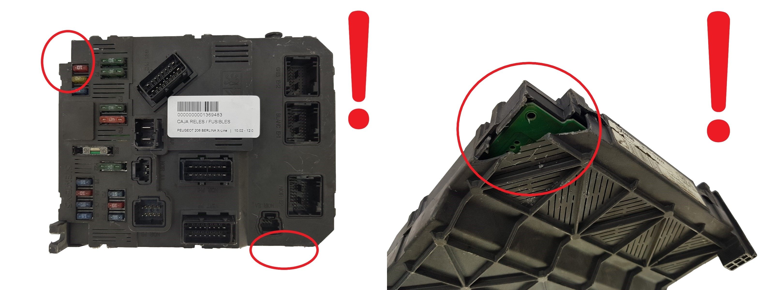 Kontrolna Enota BSI E02-00 S118085210D 9645747480 PSA Siemens 1372 main product photo