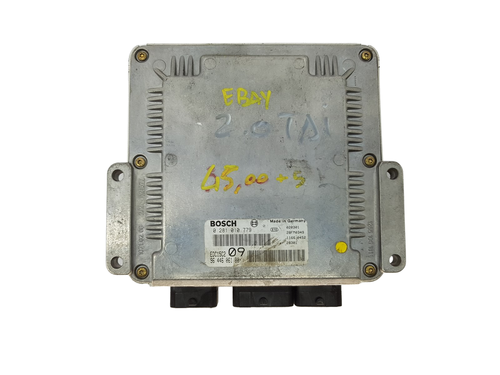 Kontrolna Enota 9644606180 0281010779 EDC15C2 PSA Bosch 16398 main product photo