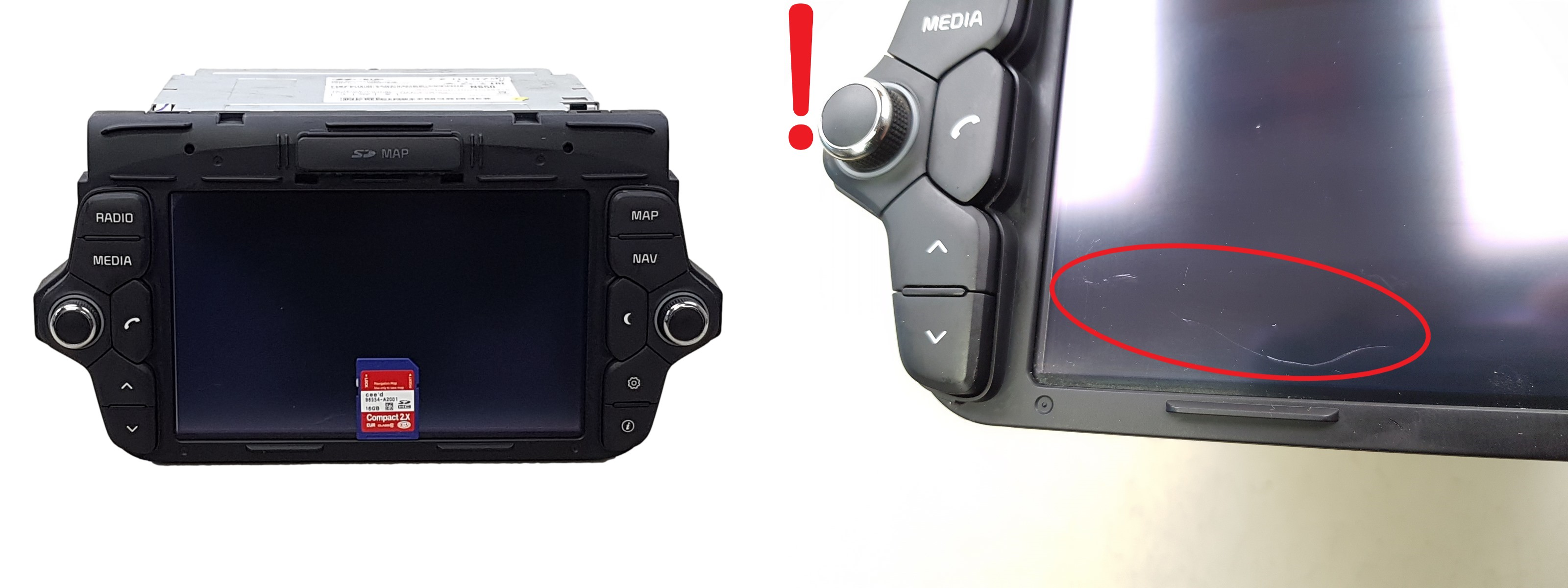 Navigacija Radio KIA Ceed 96560-A2501WK 96554-A2001 main product photo