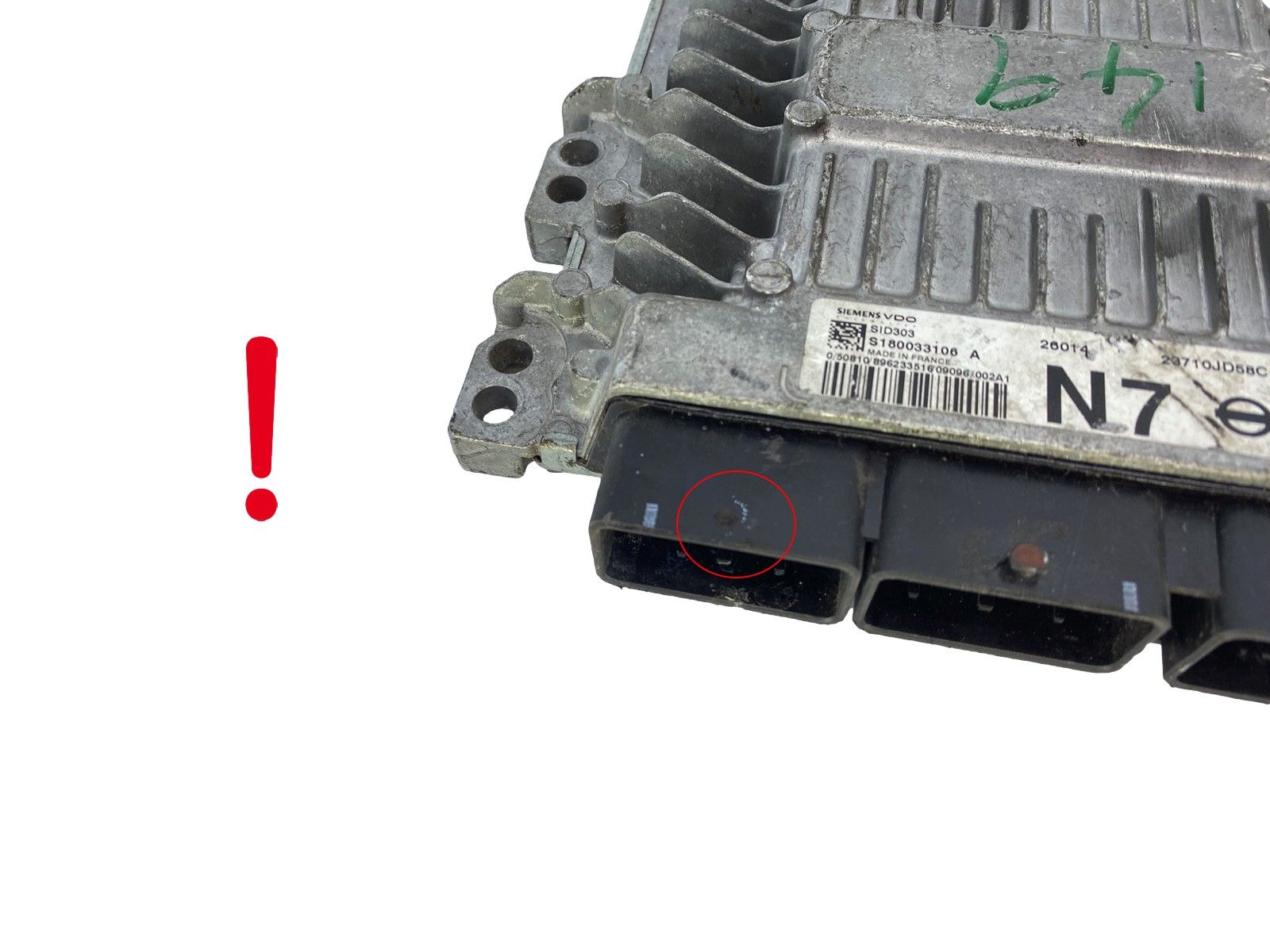 Kontrolna Enota S180033106A 23710JD58C SID303 Nissan Siemens 60992 main product photo