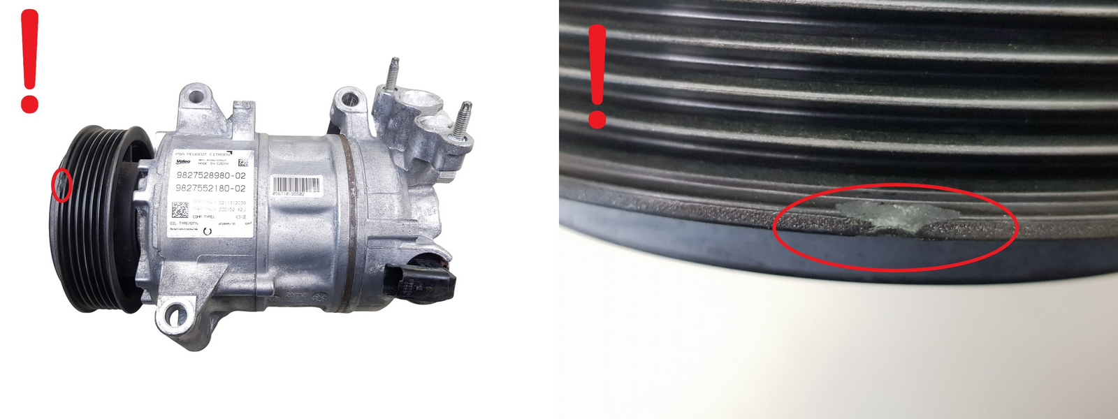 Kompresor Klimatske Naprave 9827528980 9827552180 Valeo VC S-12E Citroen Peugeot main product photo
