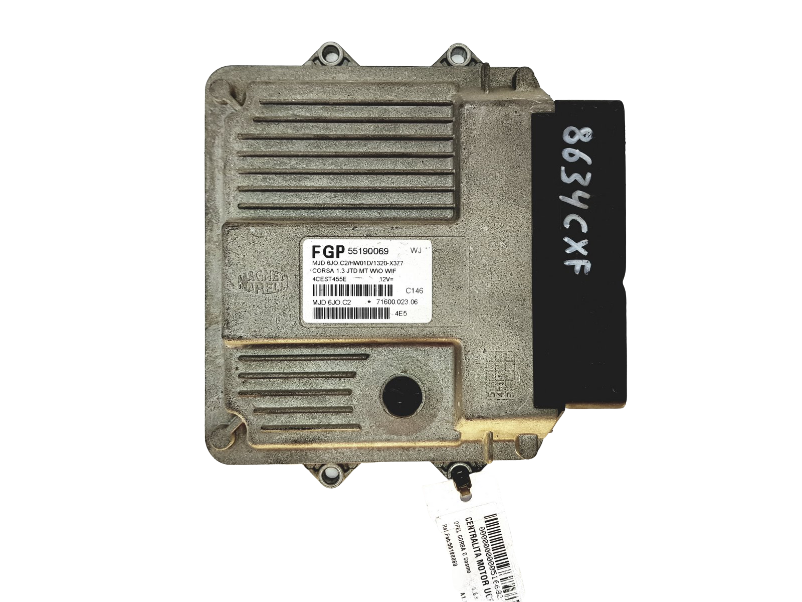Kontrolna Enota FGP 55190069 WJ MJD 6JO.C2 Opel Magneti Marelli 23990 main product photo