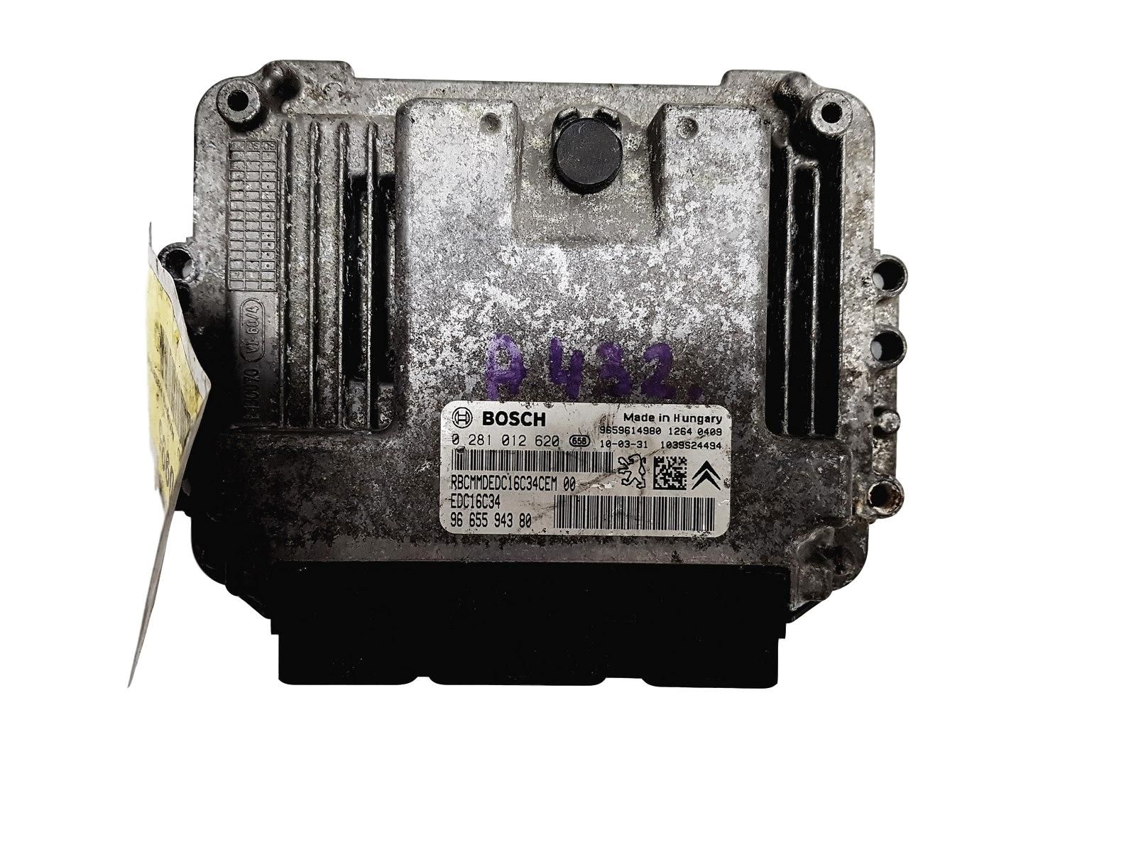 Kontrolna Enota 0281012620 9665594380 9659614980 PSA Bosch 11924s main product photo