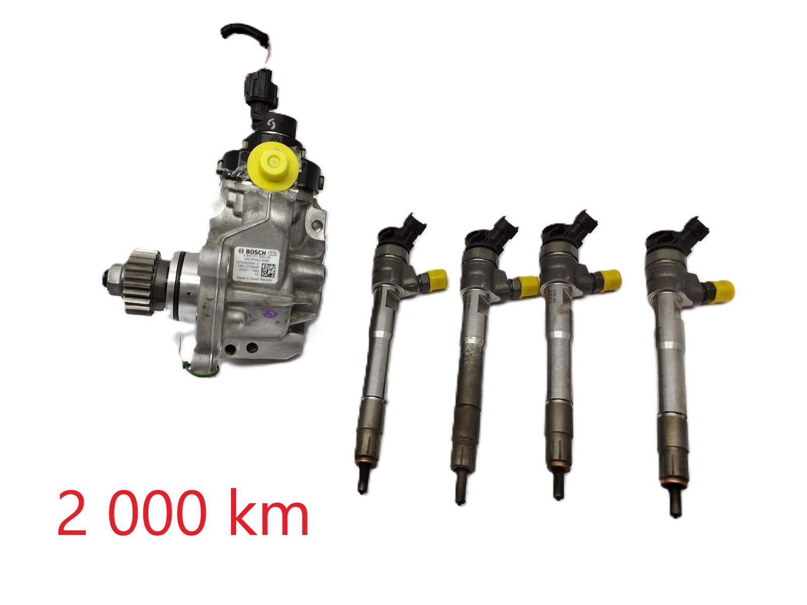 Črpalka za gorivo in injektorji 0445011500 0445110939 2.0 DCI Renault 2 000km main product photo