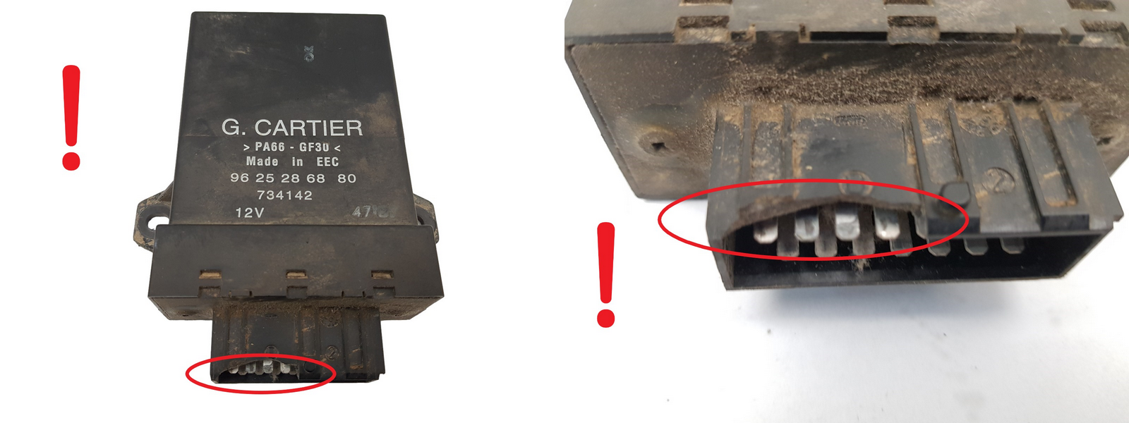 Rele Ventilatorja 9625286880 G.CARTIER 734142 Citroen Peugeot 1028 main product photo