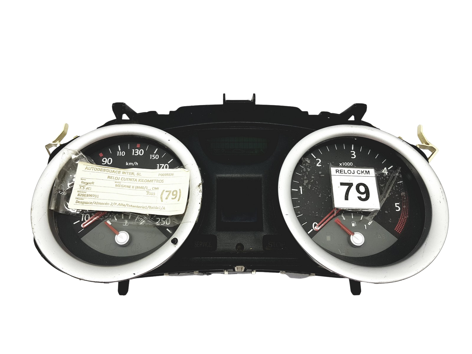 Merilnik vrtljajev Renault Megane 2 8200399701 D 57696 main product photo
