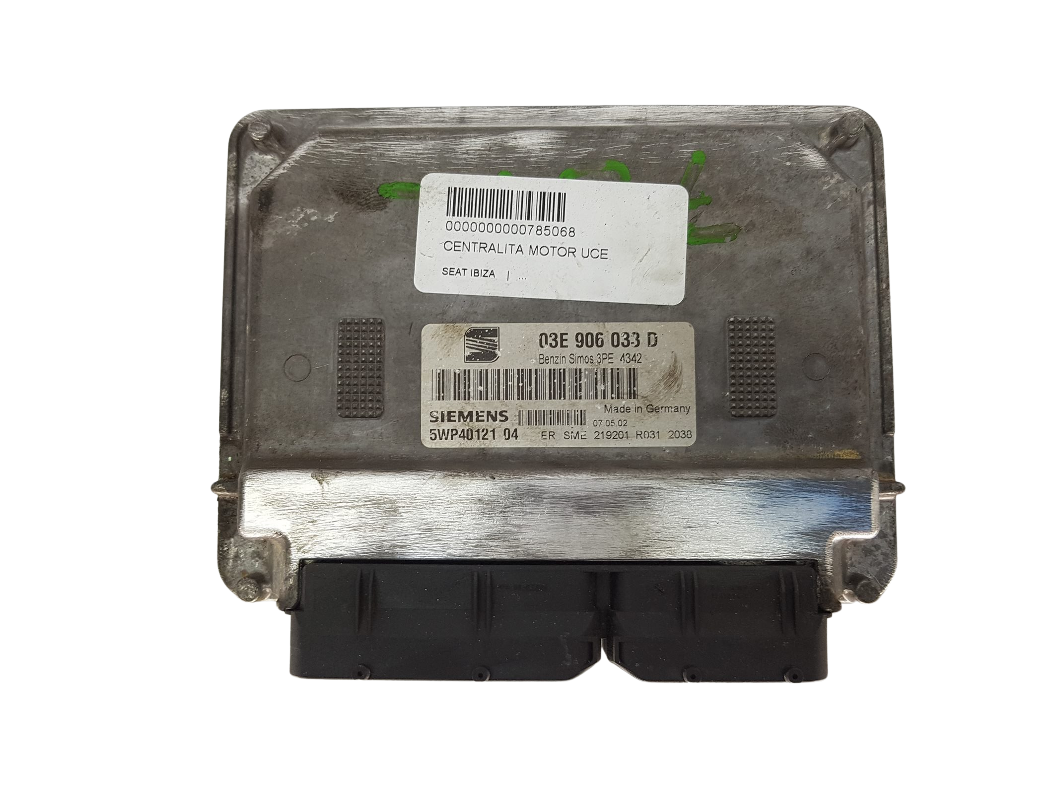 Kontrolna Enota 03E906033D 5WP40121 04 Seat Siemens 3089 main product photo