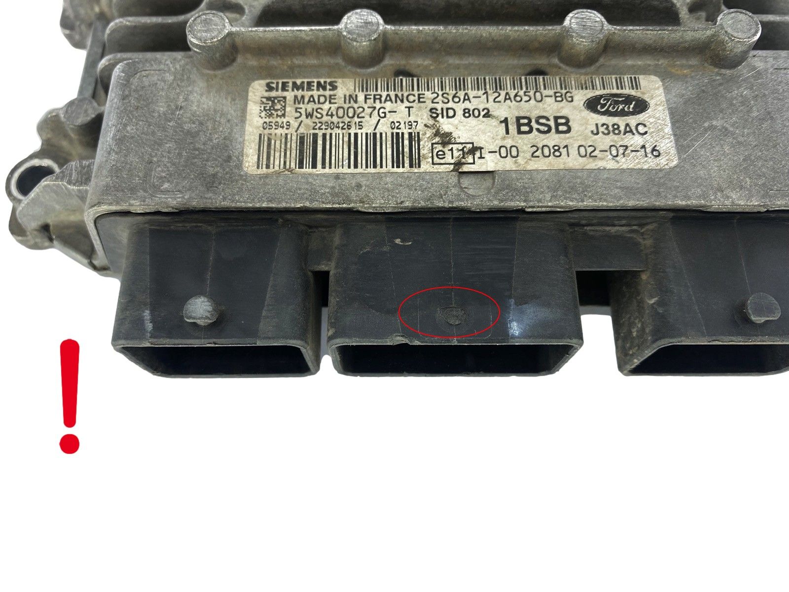 Kontrolna Enota 2S6A-12A650-BG 5WS40027G-T SID 802 Ford Siemens 48777 main product photo