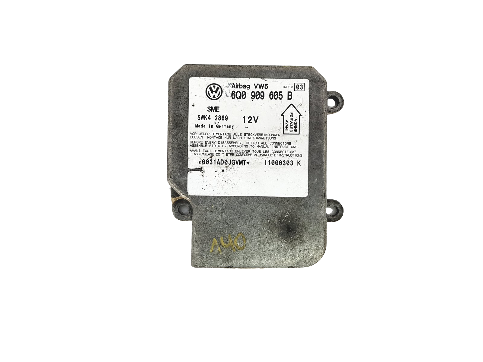 Modul krmilne enote 6W0909605B 5WK2869 VW Siemens main product photo