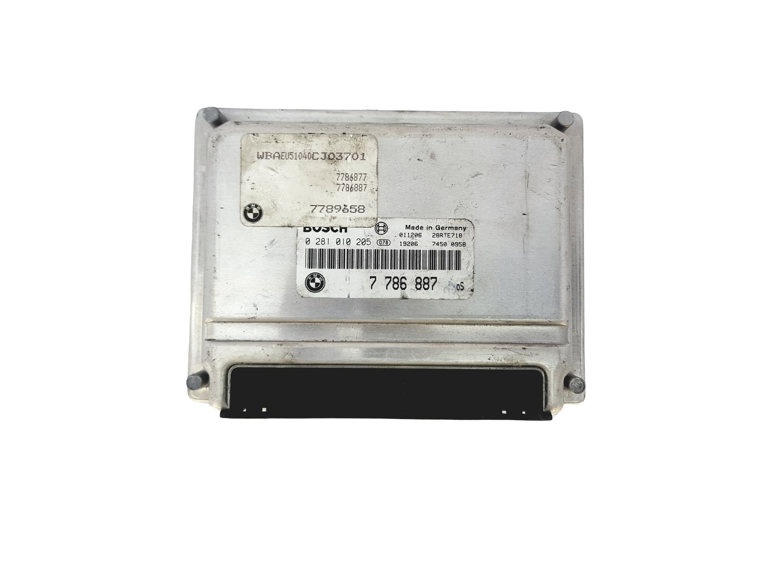 Kontrolna Enota Motorja ECU BMW 7786887 0281010205 Bosch 23811 main product photo