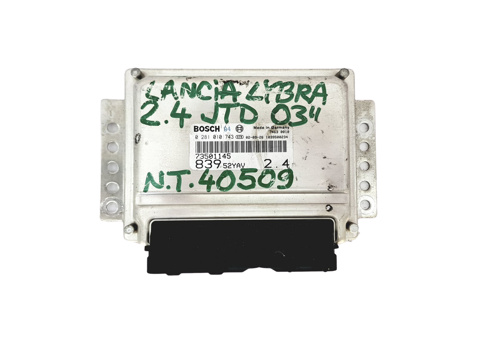 Kontrolna Enota 73501145 0281010743 Lancia Bosch main product photo