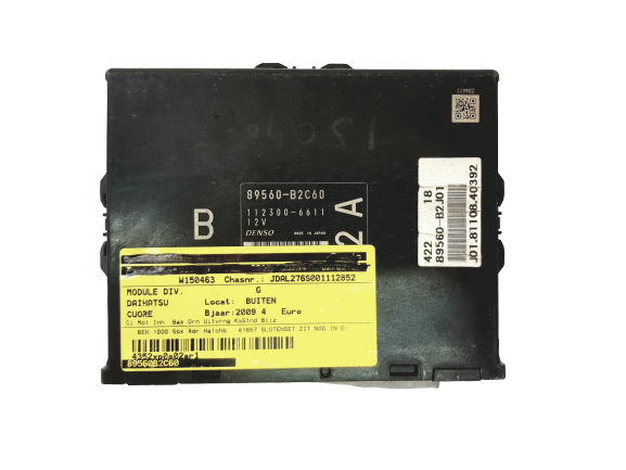 Modul krmilne enote Daihatsu 89560-B2C60 112300-6611 Denso 19278 main product photo