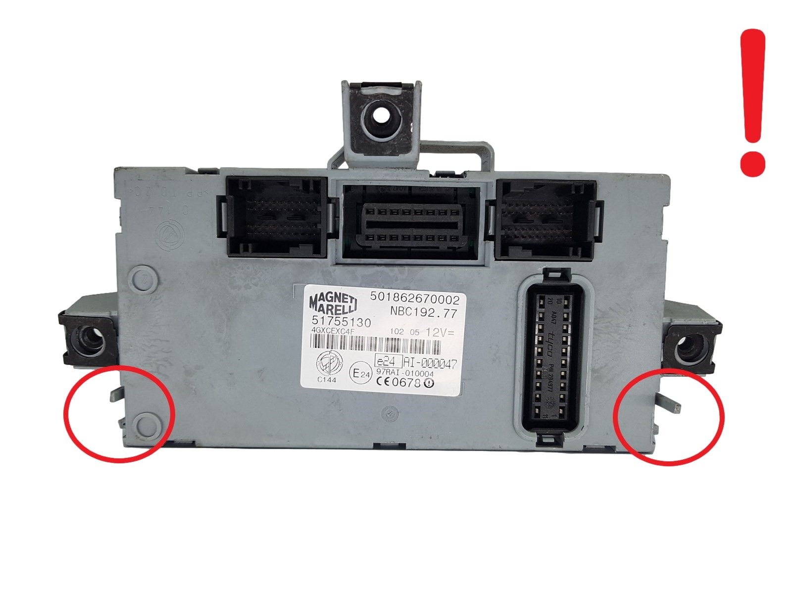 Kontrolna Enota BSI Fiat 51755130 501862670002 NBC192.77 Magneti Marelli 20243 main product photo