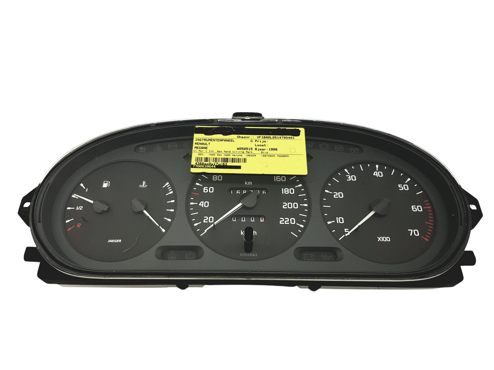 Merilnik vrtljajev Renault Megane 1 Scenic 1 7700839644 49556 main product photo