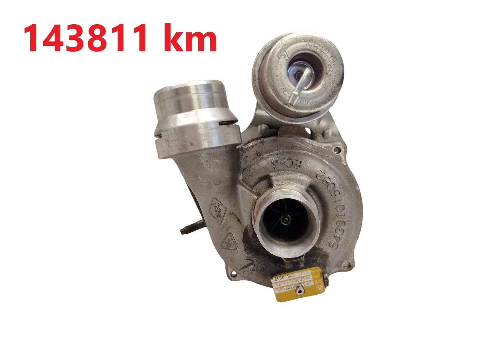 Turbopolnilnik Renault Dacia 1.5 dci 54359700012 478276H307056 143811 km main product photo