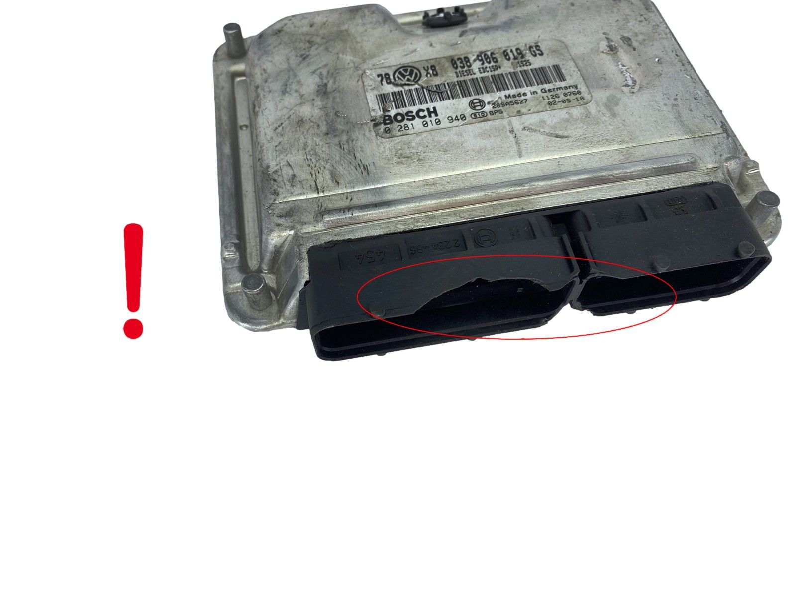 Kontrolna Enota 038906019GS 0281010940 VW Audi Bosch 61710 main product photo