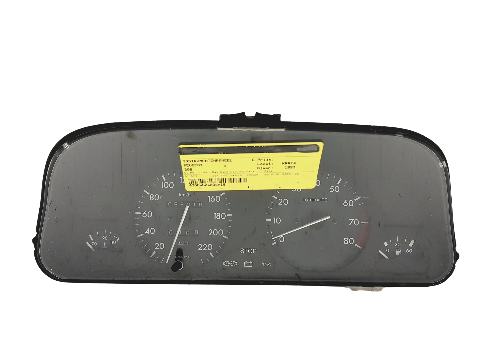 Merilnik vrtljajev Peugeot 306 9610192480 09033509902 49811 main product photo
