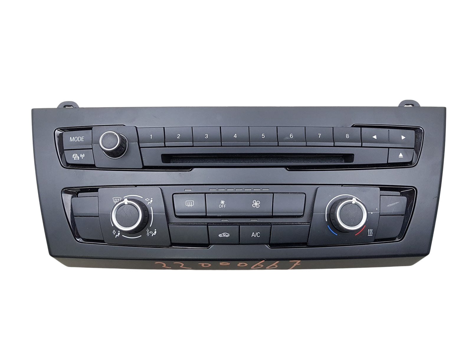 Kontrolna Enota Grelca AC Radio BMW 1 3 6131 9323550 main product photo