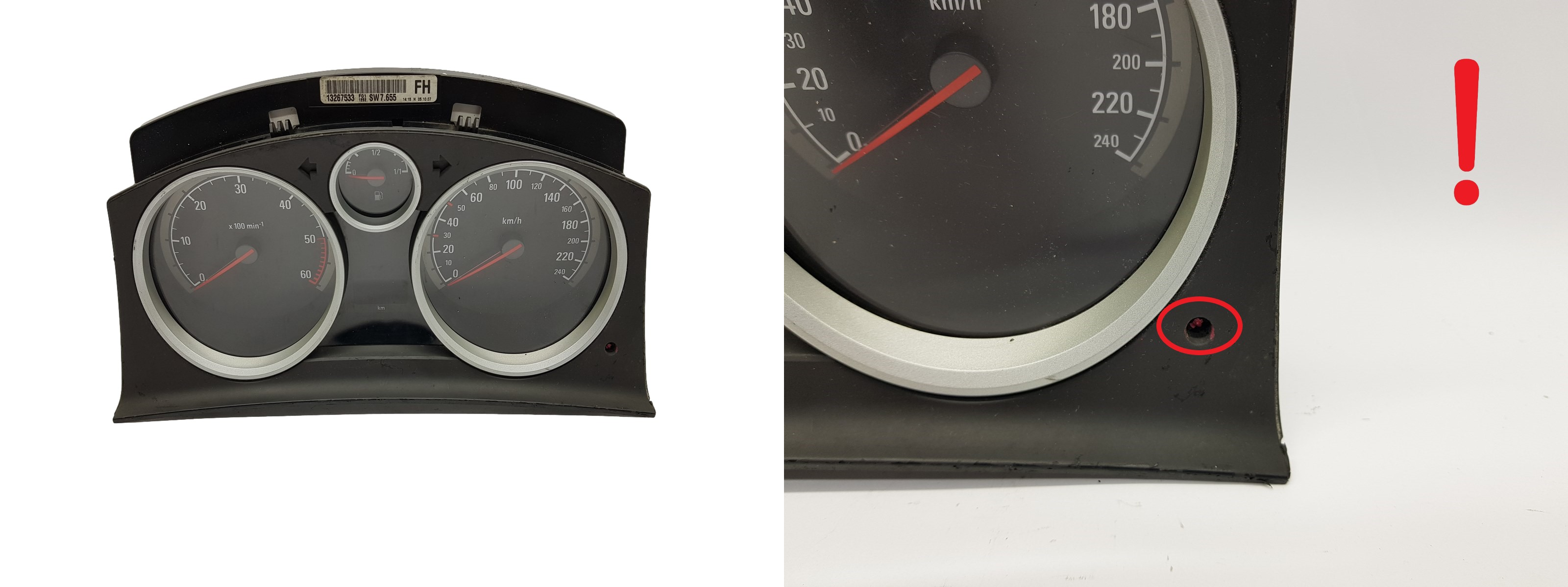 Merilnik vrtljajev Opel Astra H Zafira B 13267533FH main product photo