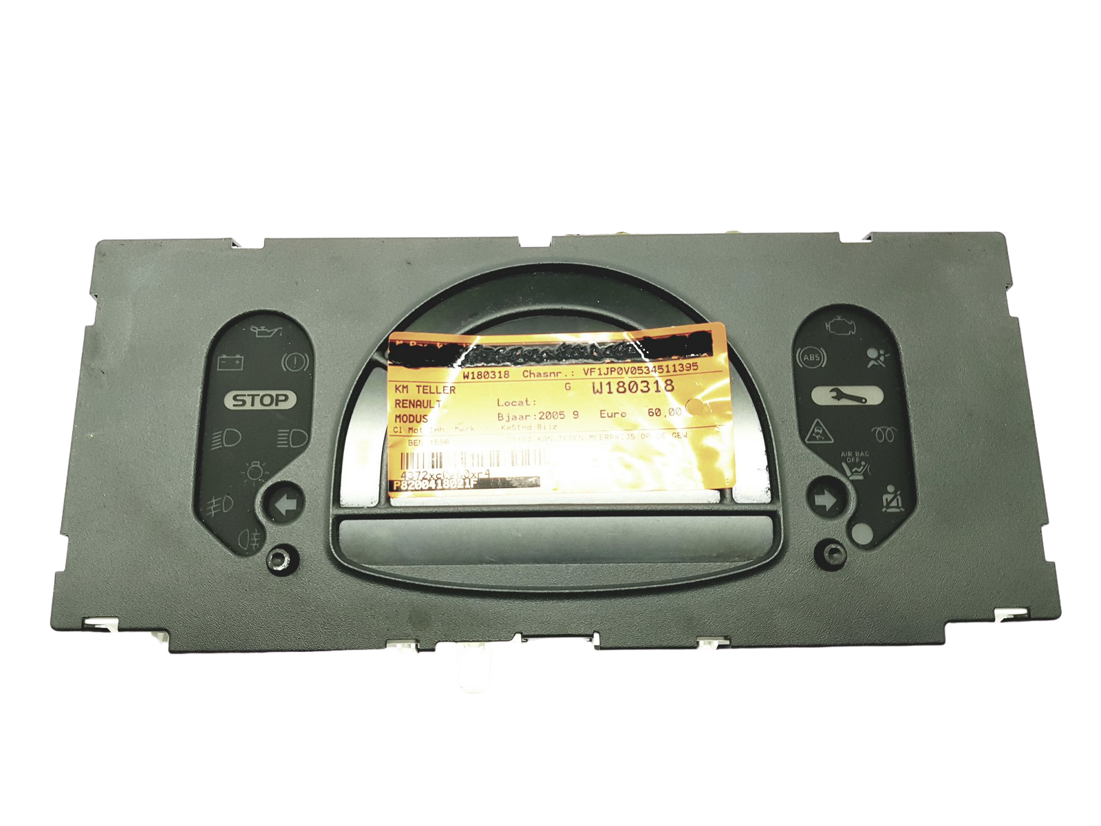 Merilnik hitrosti Renault Modus 8200418021 F 32483 main product photo